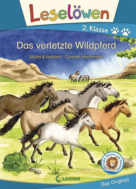 Lesel&ouml;wen 2. Klasse - Das verletzte Wildpferd