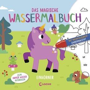Das magische Wassermalbuch - Einhörner