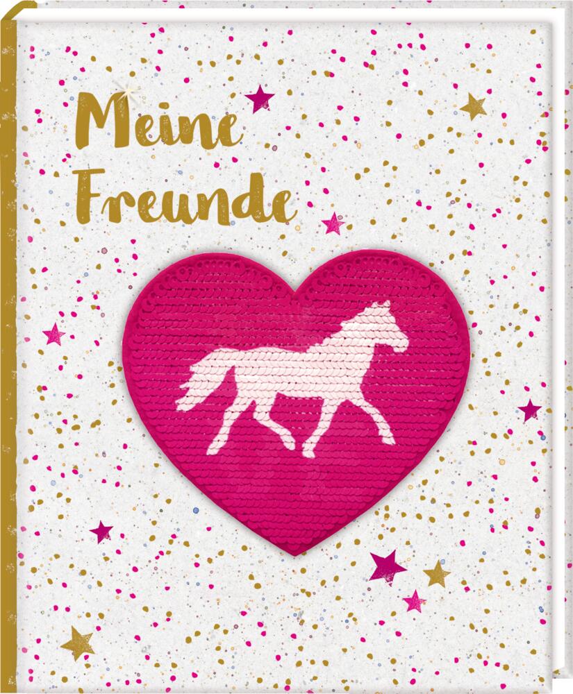Pferdefreunde - Meine Freunde mit Wendepailletten-Patch