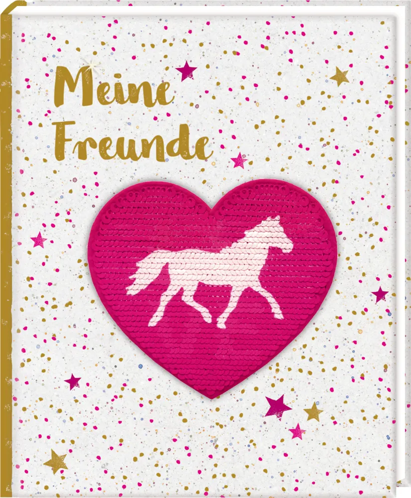 Pferdefreunde - Meine Freunde mit Wendepailletten-Patch
