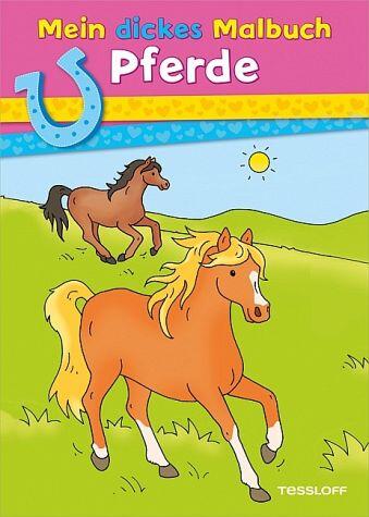 Mein dickes Malbuch - Pferde