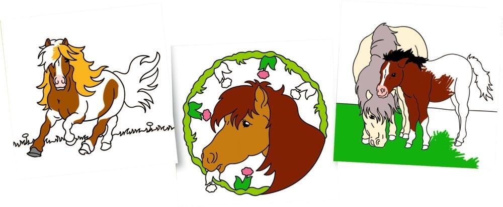 Mein allererster Ausmalspa&szlig; - 70 s&uuml;&szlig;e Ponys