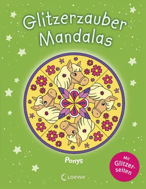 Glitzerzauber Mandalas - Ponys