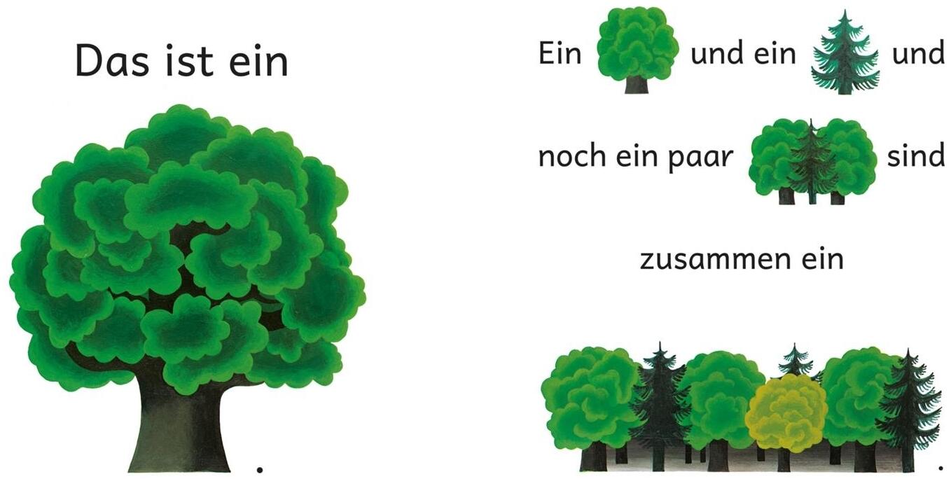 Pony, B&auml;r und Apfelbaum