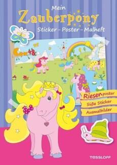 Sticker-Poster-Malheft: Mein Zauberpony