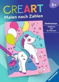 CreArt Malen nach Zahlen ab 5:Zauberponys