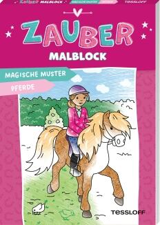 Zaubermalblock Magische Muster - Pferde