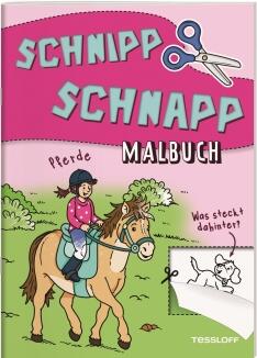 Schnipp Schnapp Malbuch. Pferde. Was steckt dahin er?