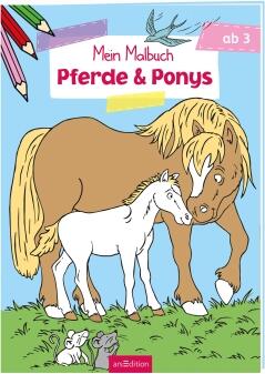 Mein Malbuch Pferde & Ponys