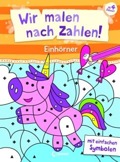 Wir malen nach Zahlen - Einhörner