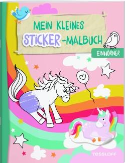 Mein kleines Sticker-Malbuch Einhörner