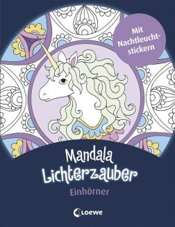Mandala Lichterzauber - Einhörner