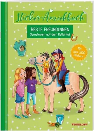 Sticker-Anziehbuch - Gemeinsam auf dem Reiterhof