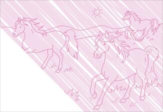 Zaubermalbuch -Pferde und Ponys