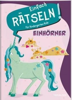 Einfach Rätseln für Kindergarten-Kids - Einhörner
