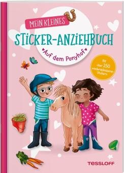 Sticker-Anziehbuch - Auf dem Ponyhof