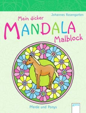Mein dicker Mandala-Malblock Pferde und Ponys