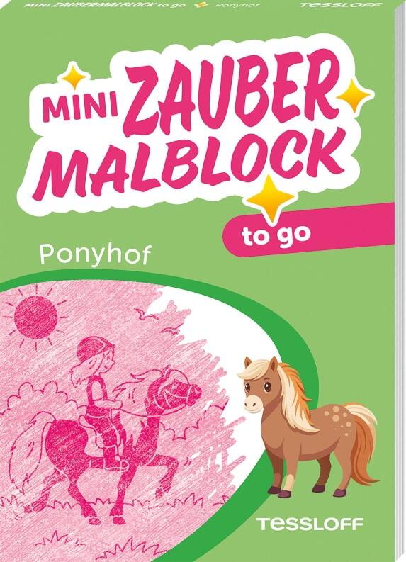 Mini Zaubermalblock to.go - Ponyhof
