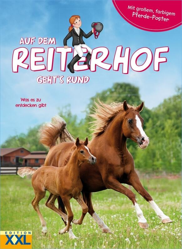 Auf dem Reiterhof geht´s rund - mit Poster
