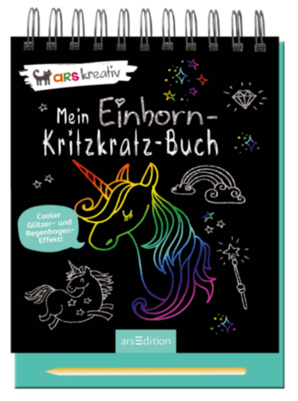 Mein Einhorn-Kritzkratz-Buch
