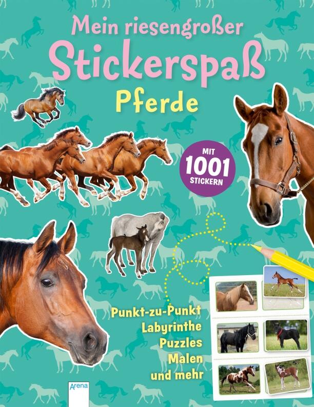 Mein riesengroßer Stickerspaß - Pferde