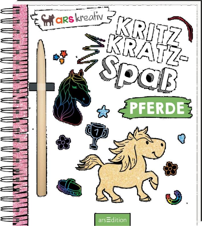Kritzkratz-Spaß - Pferde