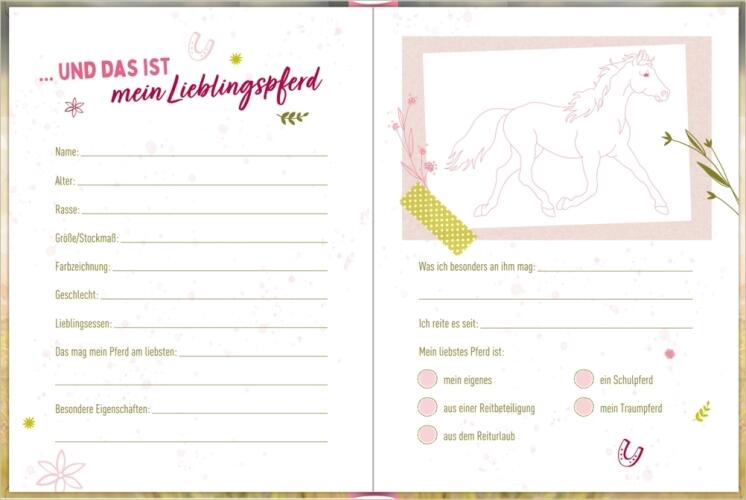 My Horse - Mein Lieblingspferd und ich (Eintragbuch)