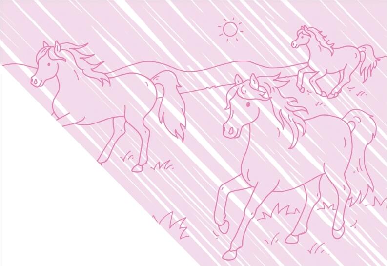 Mini Zaubermalblock to.go - Ponyhof