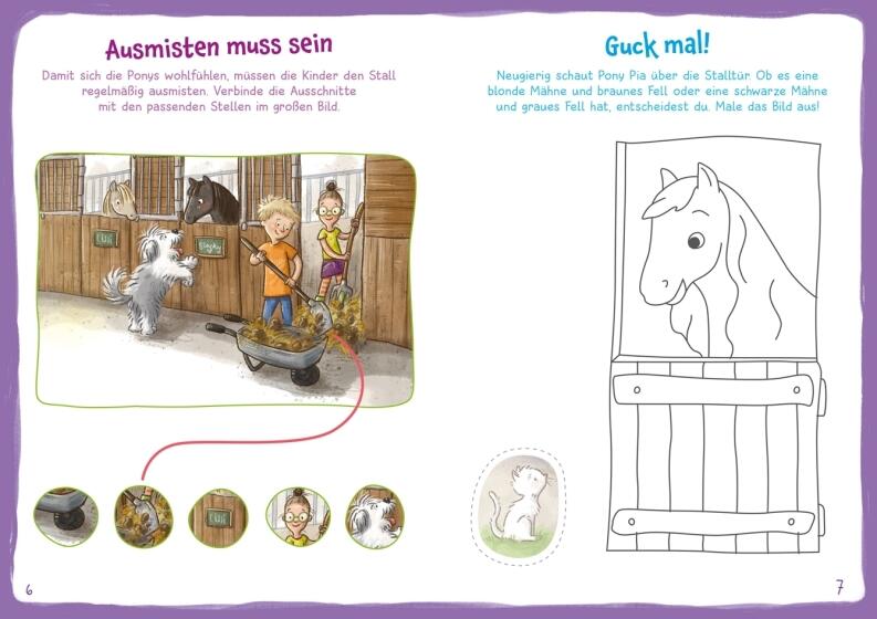 Was ist Was Meine Welt Mach mit! Ponys - Innenansicht